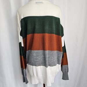 Shein Curve 2xl Color block Lightweight Sweater